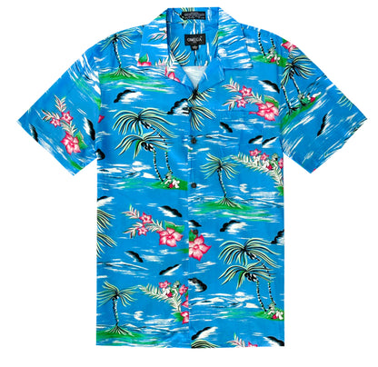 Omega Hawaiian 100% Rayon Super Soft Shirts #09