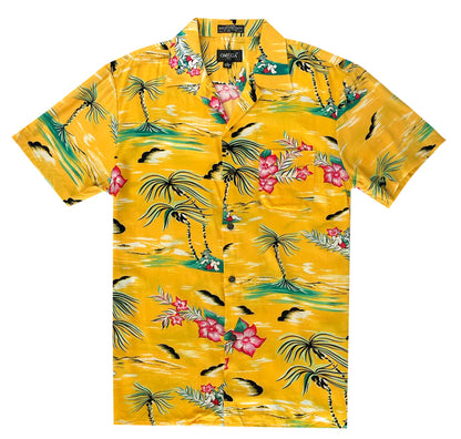 Omega Hawaiian 100% Rayon Super Soft Shirts #09